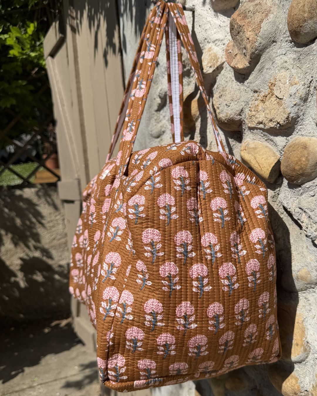 Sac de voyage matelassé - Bloom Toscane