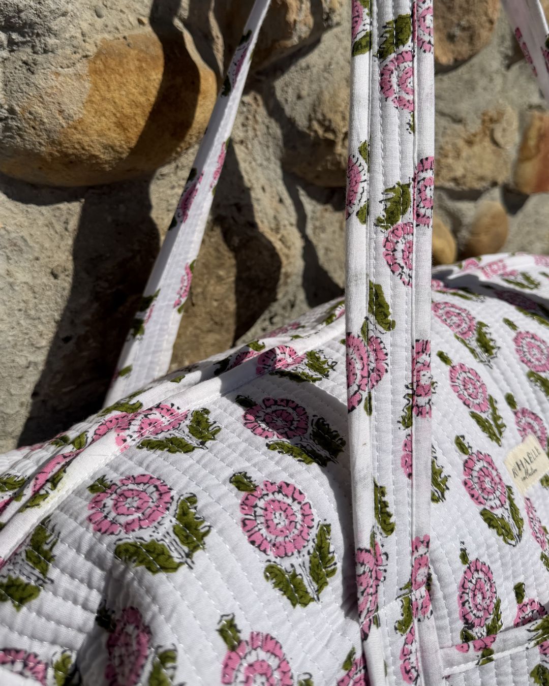 Sac de voyage matelassé - Bloom Belle de Mai