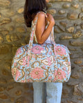 Sac de voyage matelassé - Bloom Capucine
