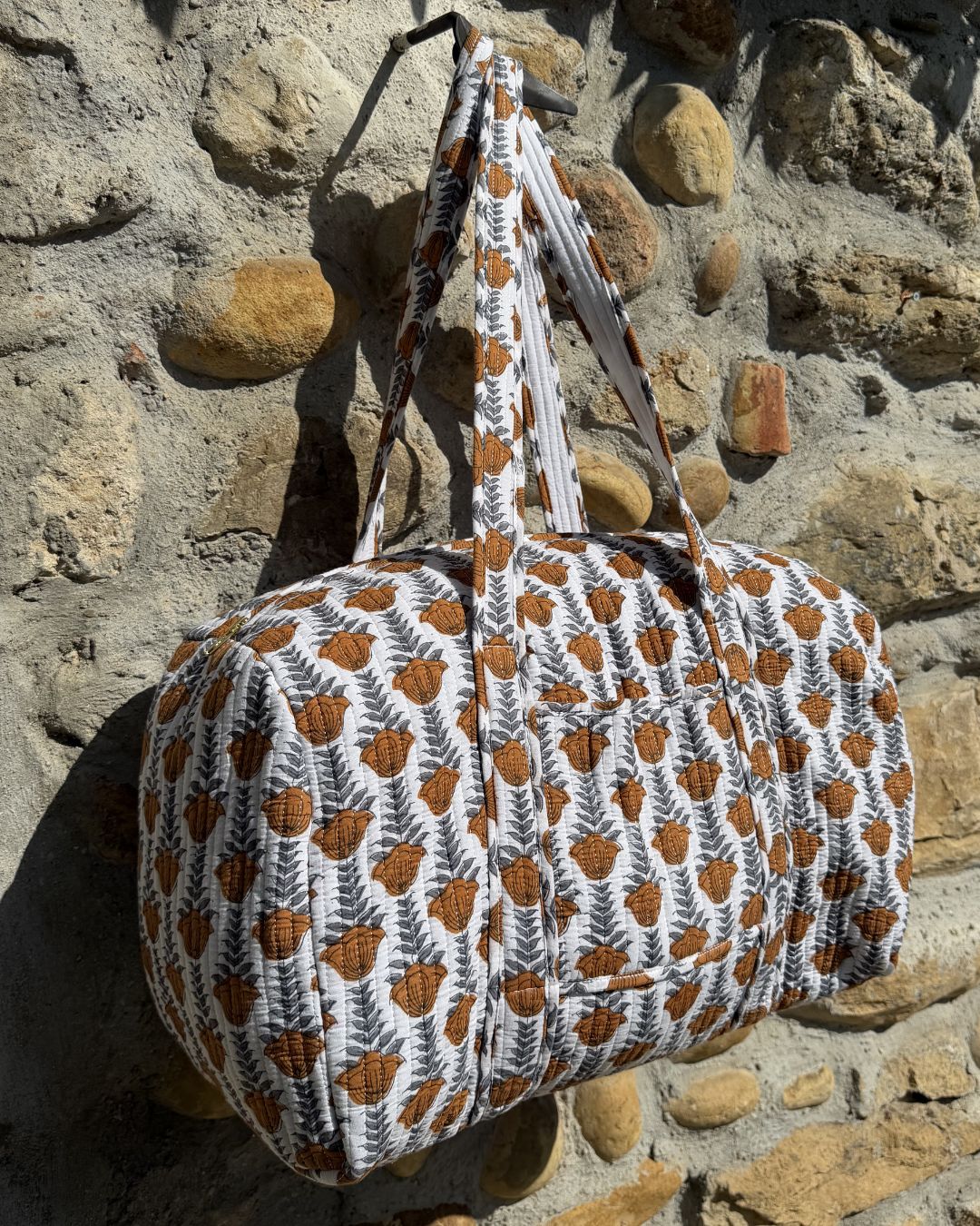 Sac de voyage matelassé - Bloom Marigold